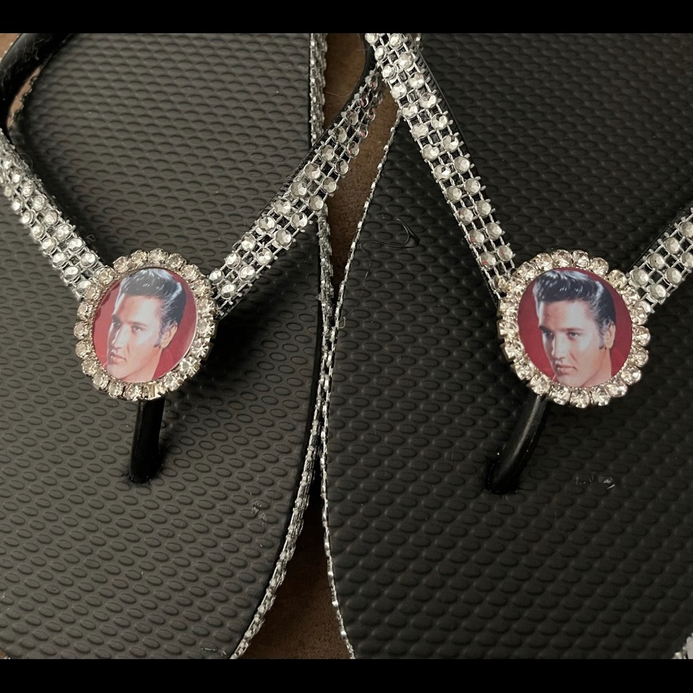 Elvis Presley flip flops